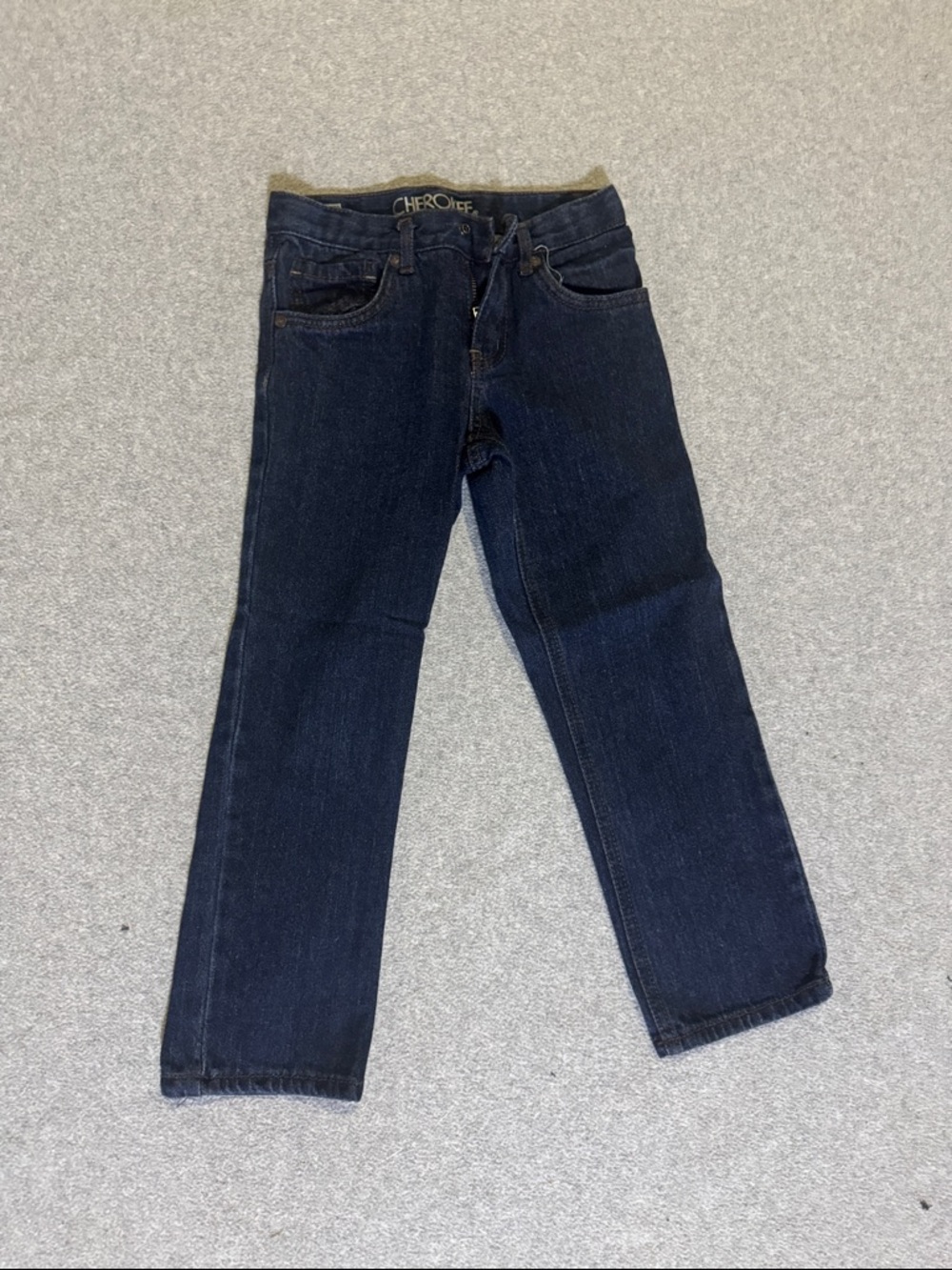 Cherokee Boys 5T Dark Blue Straight-Leg Jeans